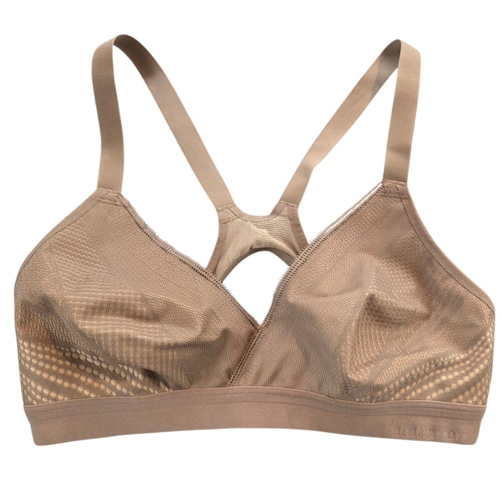 lululemon athletica Nude/Tan Seamless Lightweight Sports Bra